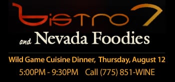 NevadaFoodies.com at Bistro 7 Nevada Foodies Guest Chef night at Bistro 7 August 12