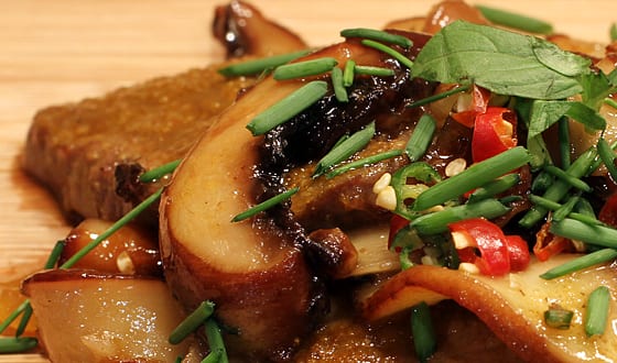 Spicy Thai Chutney Antelope with Mushroom Spicy Thai Chutney Antelope with Mushroom