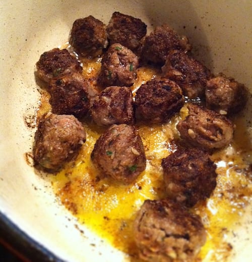 Mini Elk Meatballs
