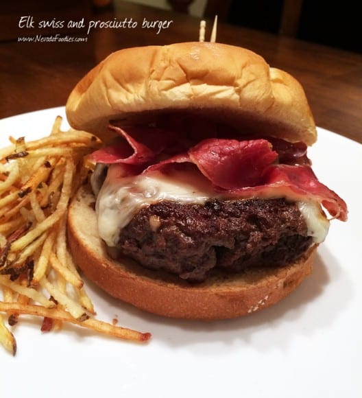 A Perfect Elk Burger Wild Game Cuisine NevadaFoodies