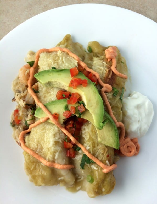 Crab and Shrimp Enchiladas | Wild Game Cuisine - NevadaFoodies