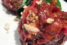 Wildgame Meatballs with Tomato Sauce