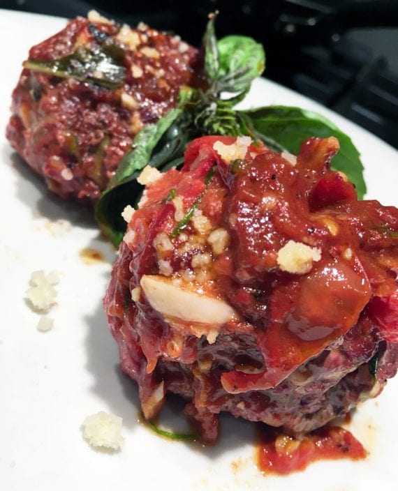 Elk and Zucchini Meatballs with Tomato Sauce Wild Game Cuisine
