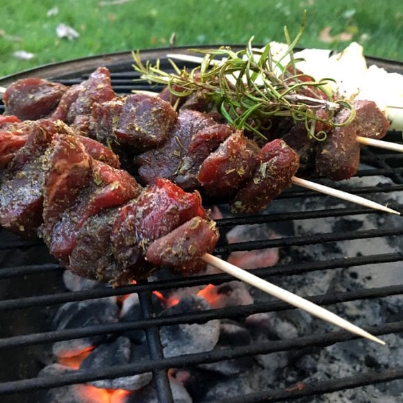 Elk Backstrap Skewers Wild Game Cuisine NevadaFoodies