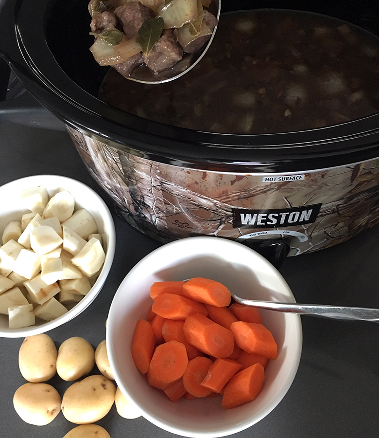 Antelope Stew with Root Vegetables