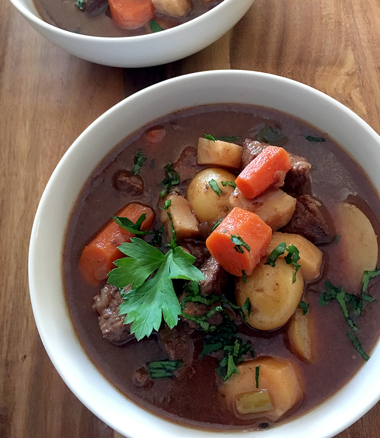 Antelope Stew with Root Vegetables