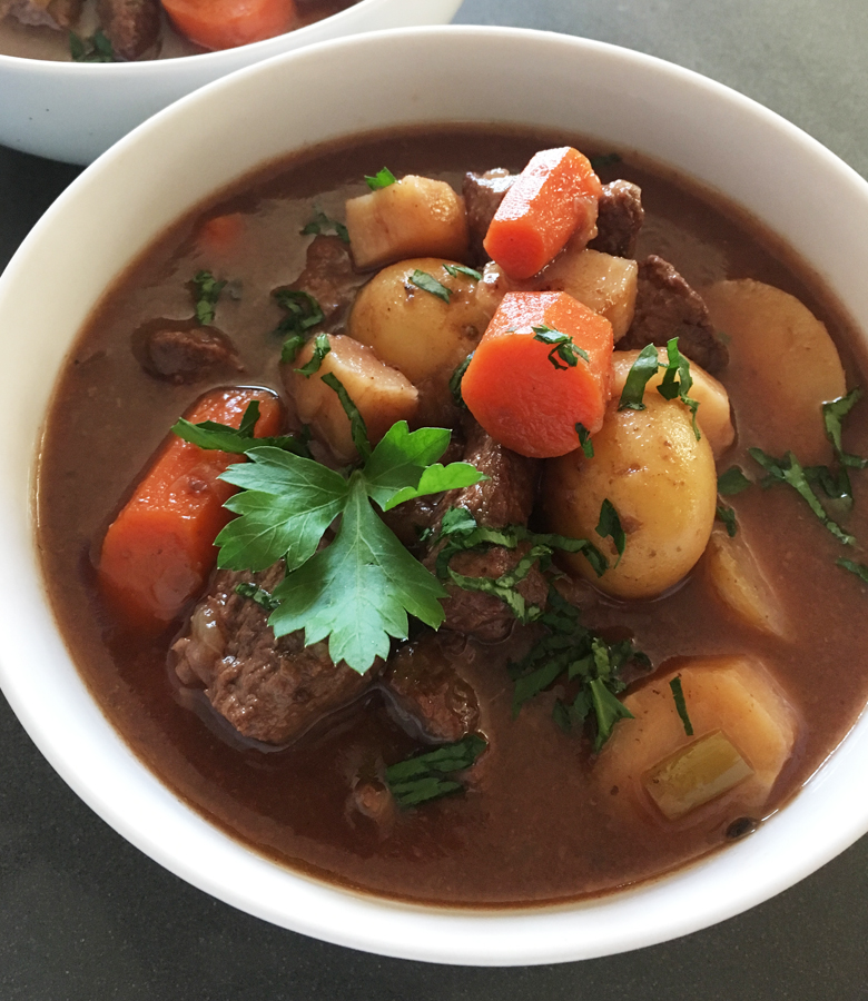 Antelope Stew with Root Vegetables