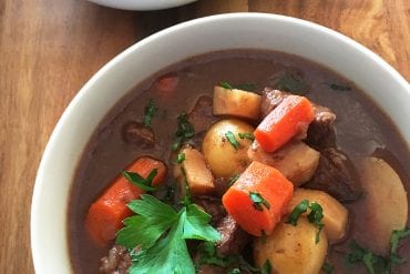 Antelope Stew with Root Vegetables