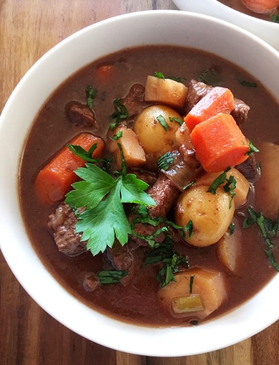 Antelope Stew with Root Vegetables