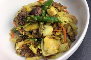 Curry Bison and Vegetables