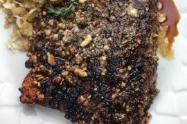 Pecan and Thyme Crusted Salmon