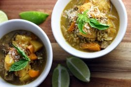 Elk Curry with Toasted Coconut