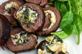 Elk Steak Roulade with Artichoke Hearts