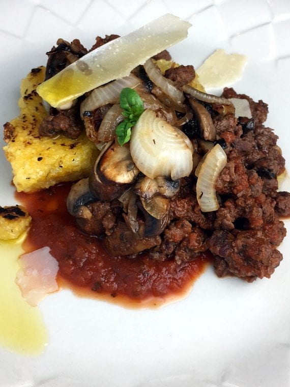 Elk Meat Sauce and Polenta Wild Game Cuisine NevadaFoodies