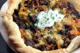 Curried Antelope Meat Pie
