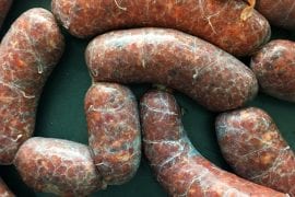 Sweet and Savory Elk Sausages