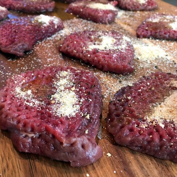 Breaded Elk Steaks in Onion/Mushroom Gravy Wild Game Cuisine