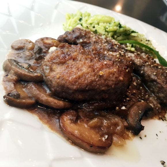 Breaded Elk Steaks in Onion/Mushroom Gravy Wild Game Cuisine