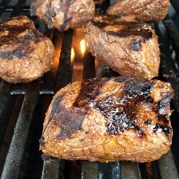Seasoned Elk Steaks with Herb Butter Wild Game Cuisine NevadaFoodies