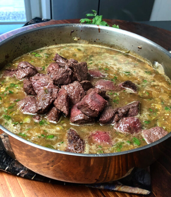 Tomatillo Elk Verde Stew