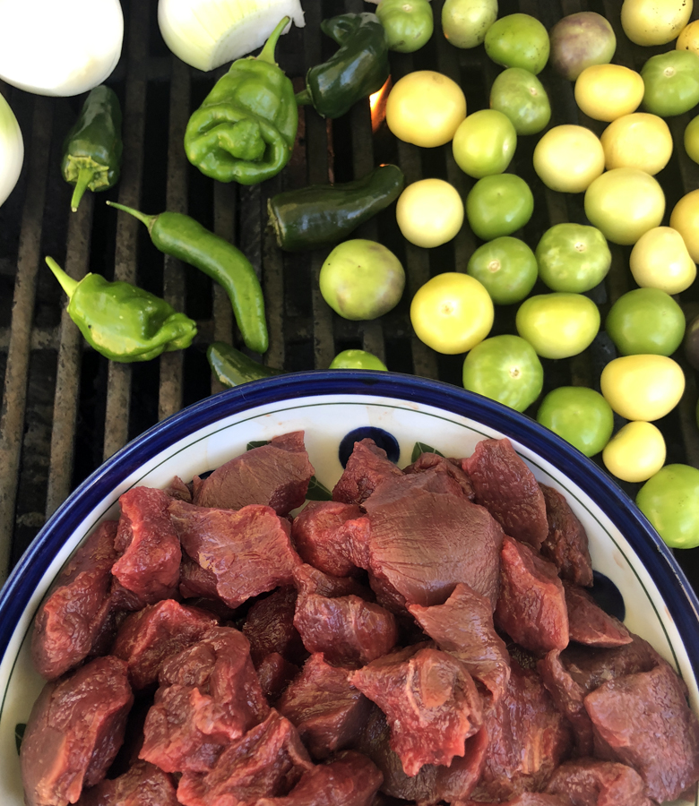 Tomatillo Elk Verde Stew