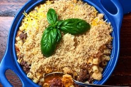 Ground Venison Pasta Bake