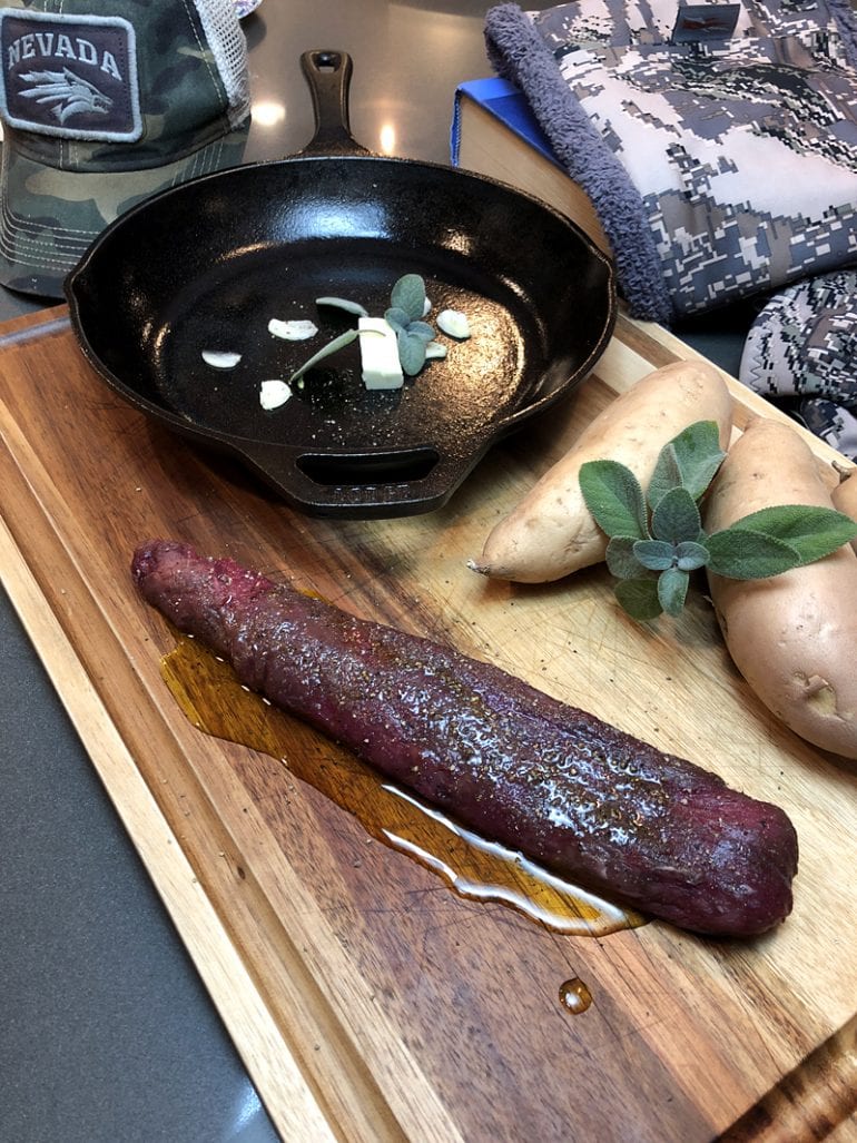 Seared Antelope Tenderloin with a Rich Pan Sauce Wild Game Cuisine