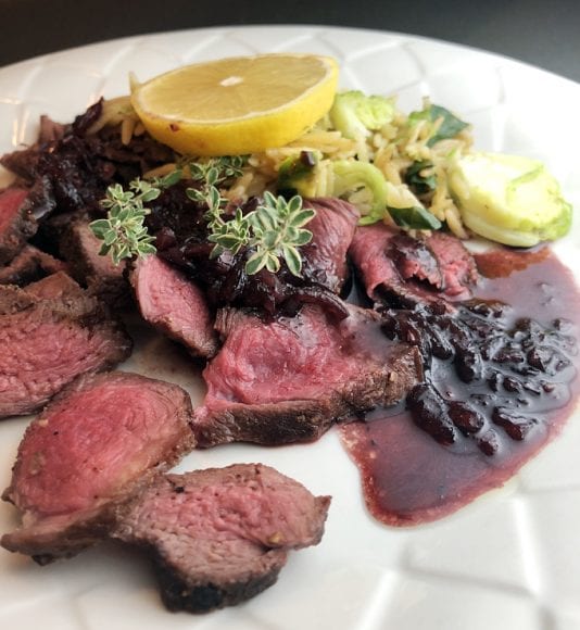 Deer Steaks with Blackberry Pan Sauce Wild Game Cuisine NevadaFoodies