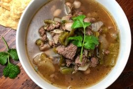 Antelope Chile Verde Stew