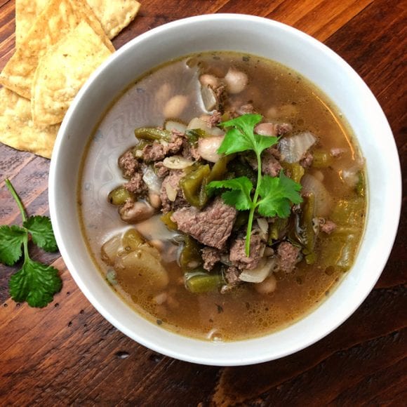 Antelope Chile Verde Stew Wild Game Cuisine NevadaFoodies