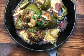 Venison Stuffed Bell Peppers