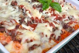 Venison Pasta Cheese Bake