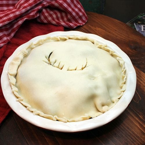 Baked Elk Meat Pie