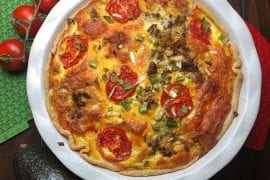 Savory Venison Quiche