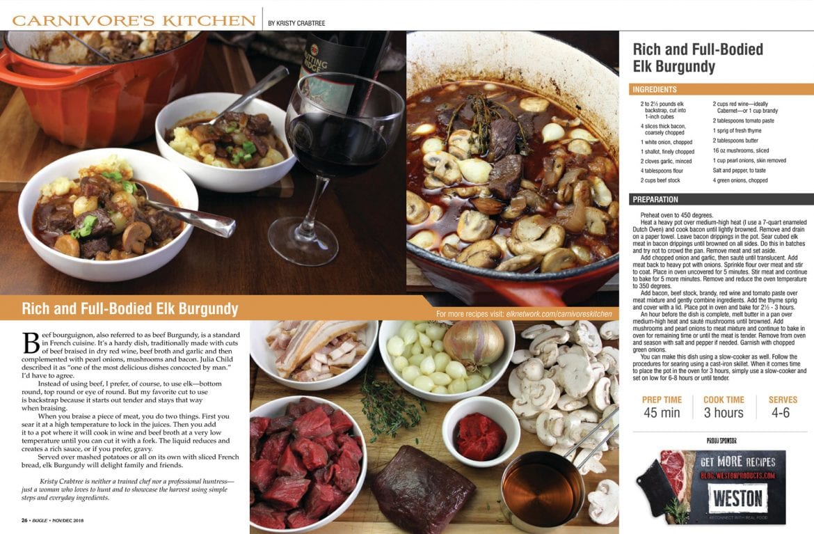 Carnivore’s Kitchen Wild Game Cuisine NevadaFoodies