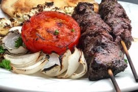 Greek Inspired Elk Skewers