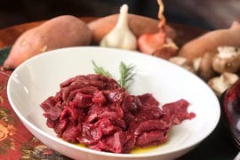 Elk & Mushroom Shallot Gravy