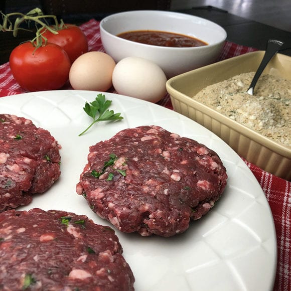 Venison Elk Patty Parmesan | Wild Game Cuisine - NevadaFoodies