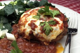 Venison Patty Parmesan