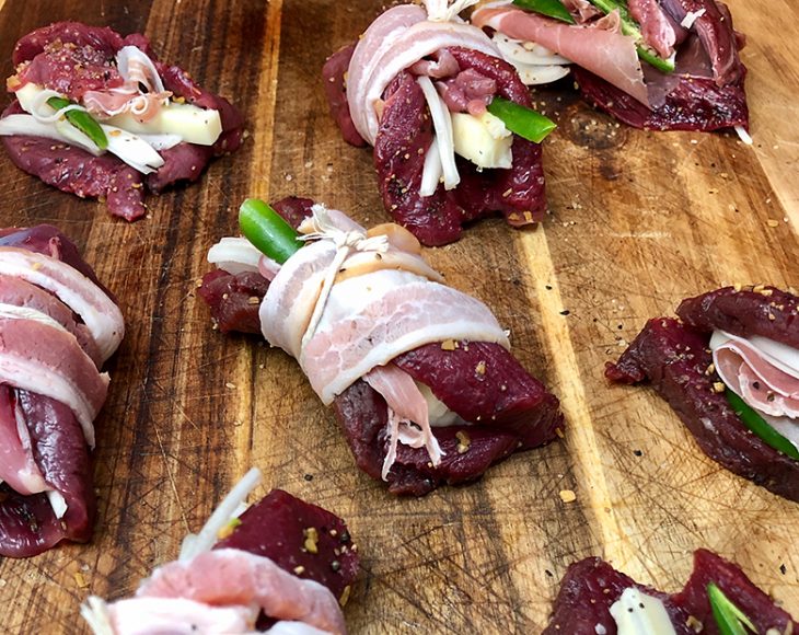 Bacon Wrapped Stuffed Duck Wild Game Cuisine NevadaFoodies