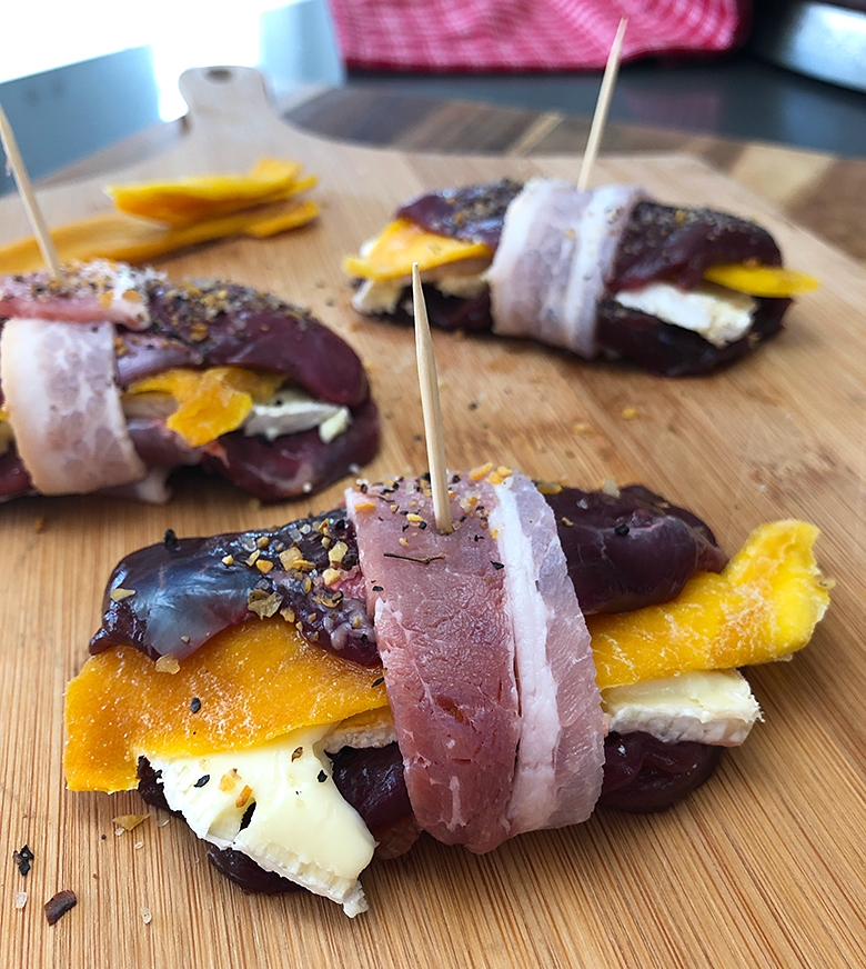 Mango and Brie Duck
