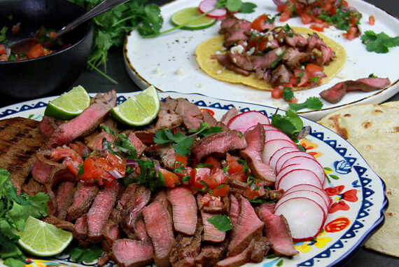 Elk Carne Asada Tacos