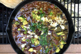 Elk Chile Verde with Chimichurri