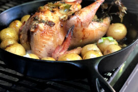 Roasted Pheasant with Honey Butter