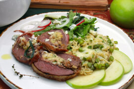 Apple Gorgonzola Elk Eye-of-Round