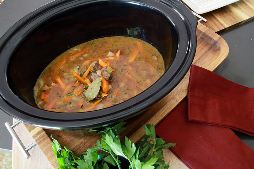 Slow Cooker Elk Stew