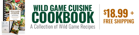 Wild Game Cuisine Cookbook Free Shipping