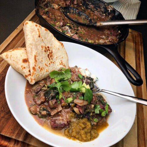 Wild Duck Chile Verde Stew