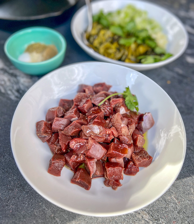 Wild Duck Chile Verde Stew