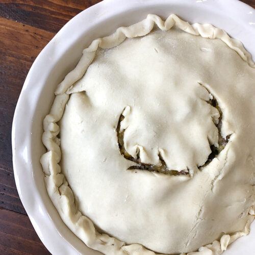 Venison Meat Pie
